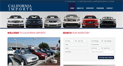 Desktop Screenshot of californiaimportsinc.com