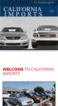Mobile Screenshot of californiaimportsinc.com
